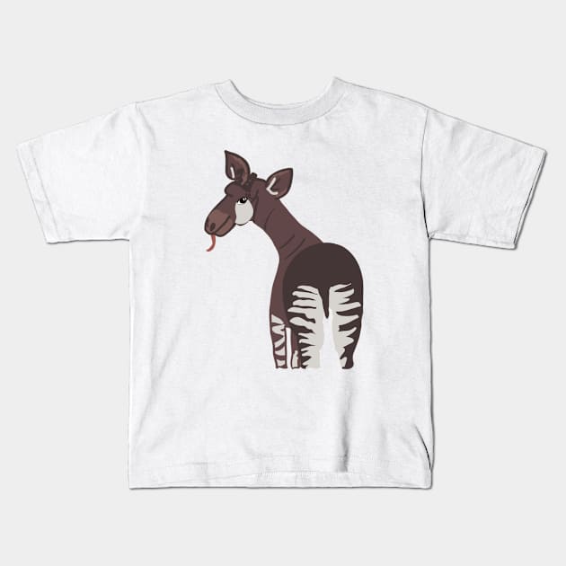 Okapi - Male Kids T-Shirt by eeliseart